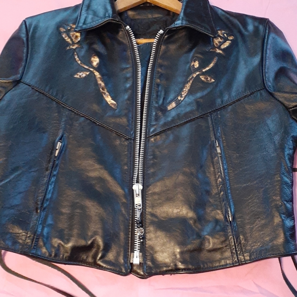 Steer Brand Black Leather Jacket